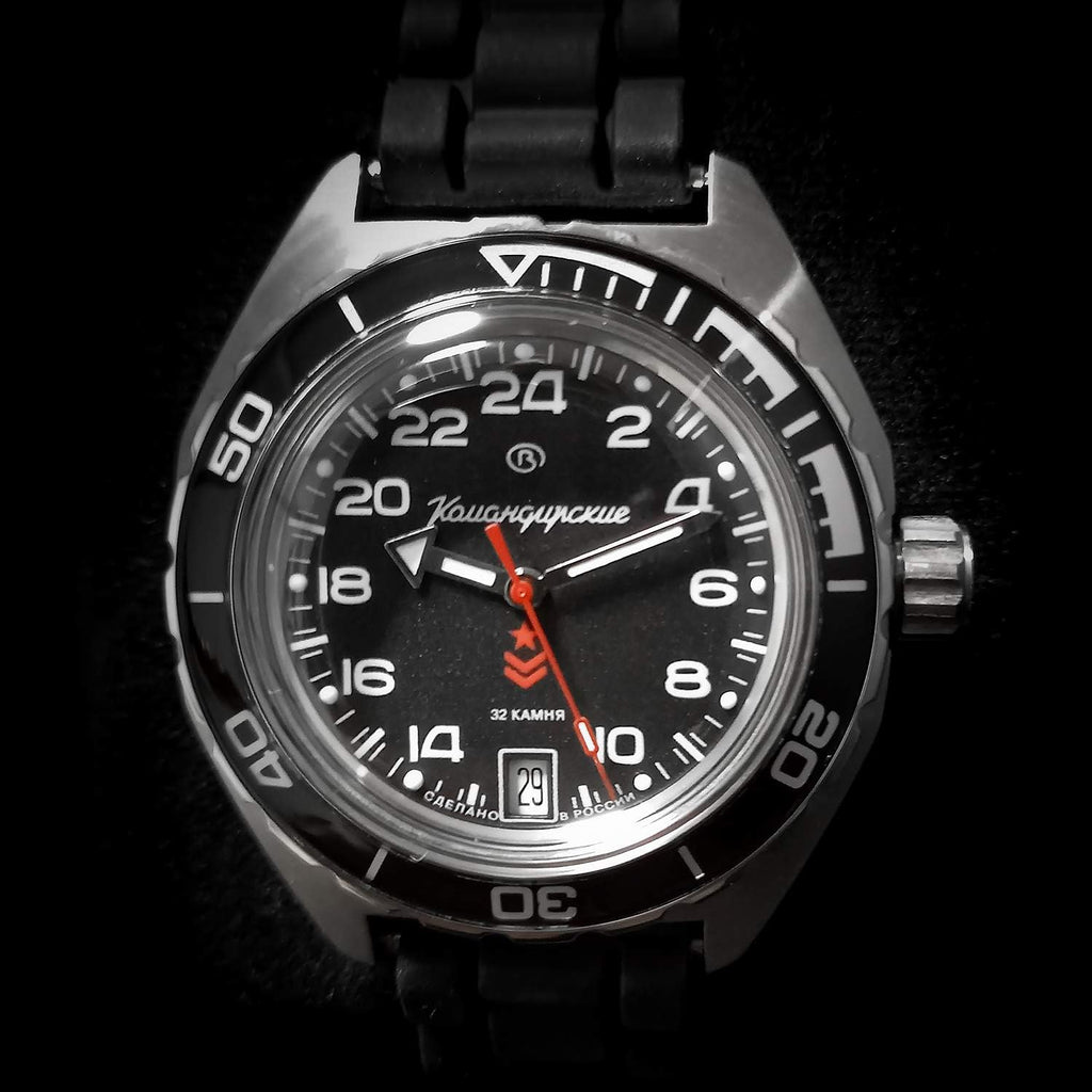 Vostok | Komandirskie 650541 GMT Automatic Mechanical Self-Winding Diver Wrist Watch