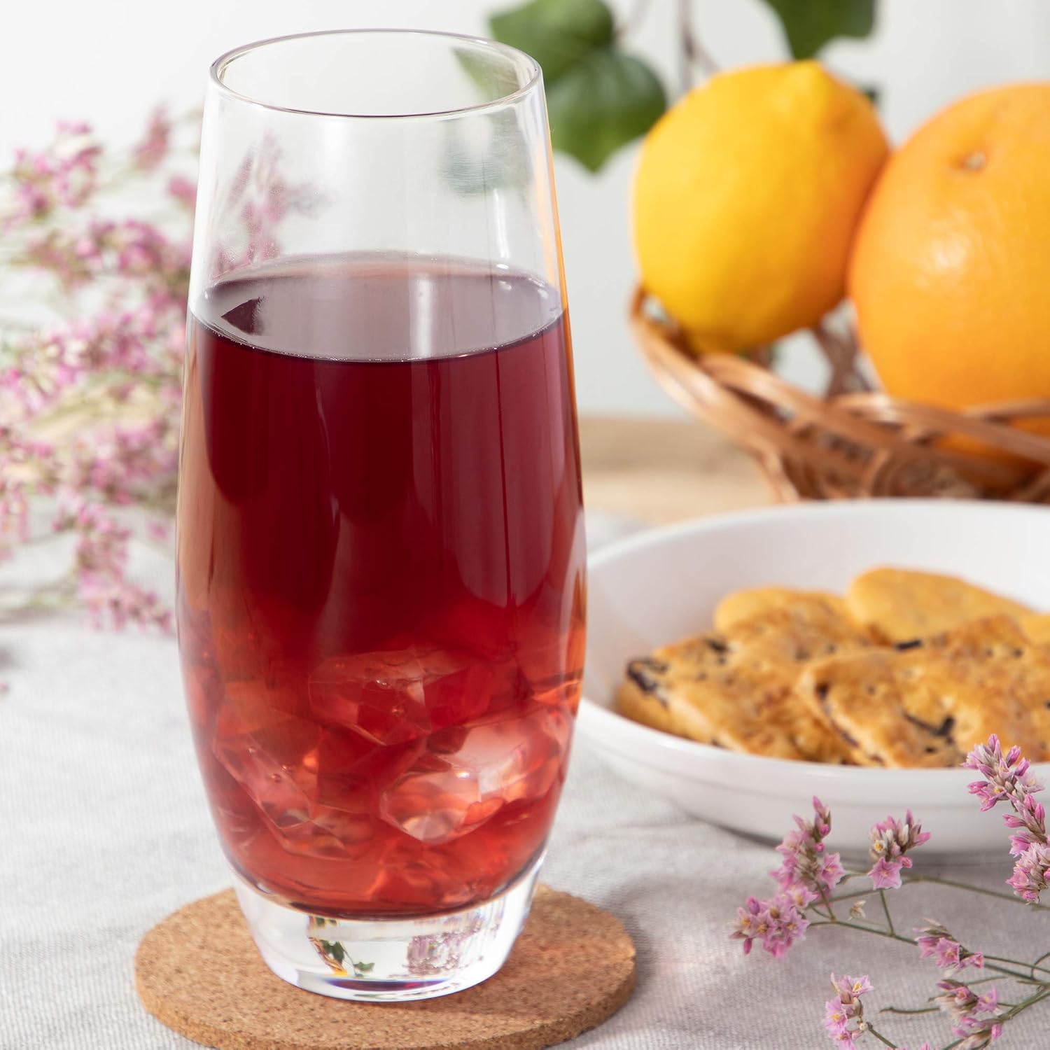 東洋佐々木ガラス Toyo Sasaki Glass Tumbler, Water Variation, Long, 15.5 fl oz (445 ml), Set of 48, Case Sold in Japan, Good Design Award, Cold Cut T-24101hs-1ct