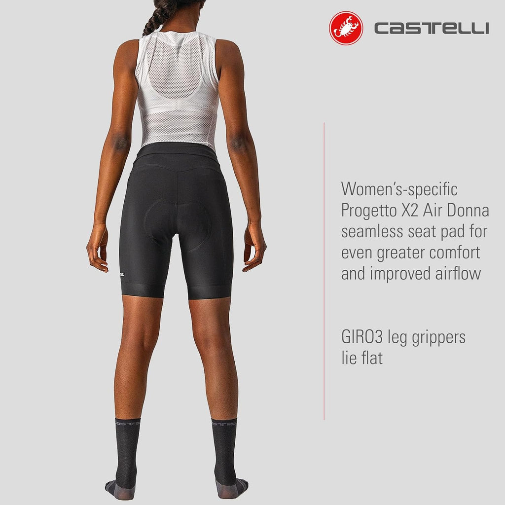 CASTELLI Women's Endurance Short for Road and Gravel Biking I Female Padded Cycling Shorts