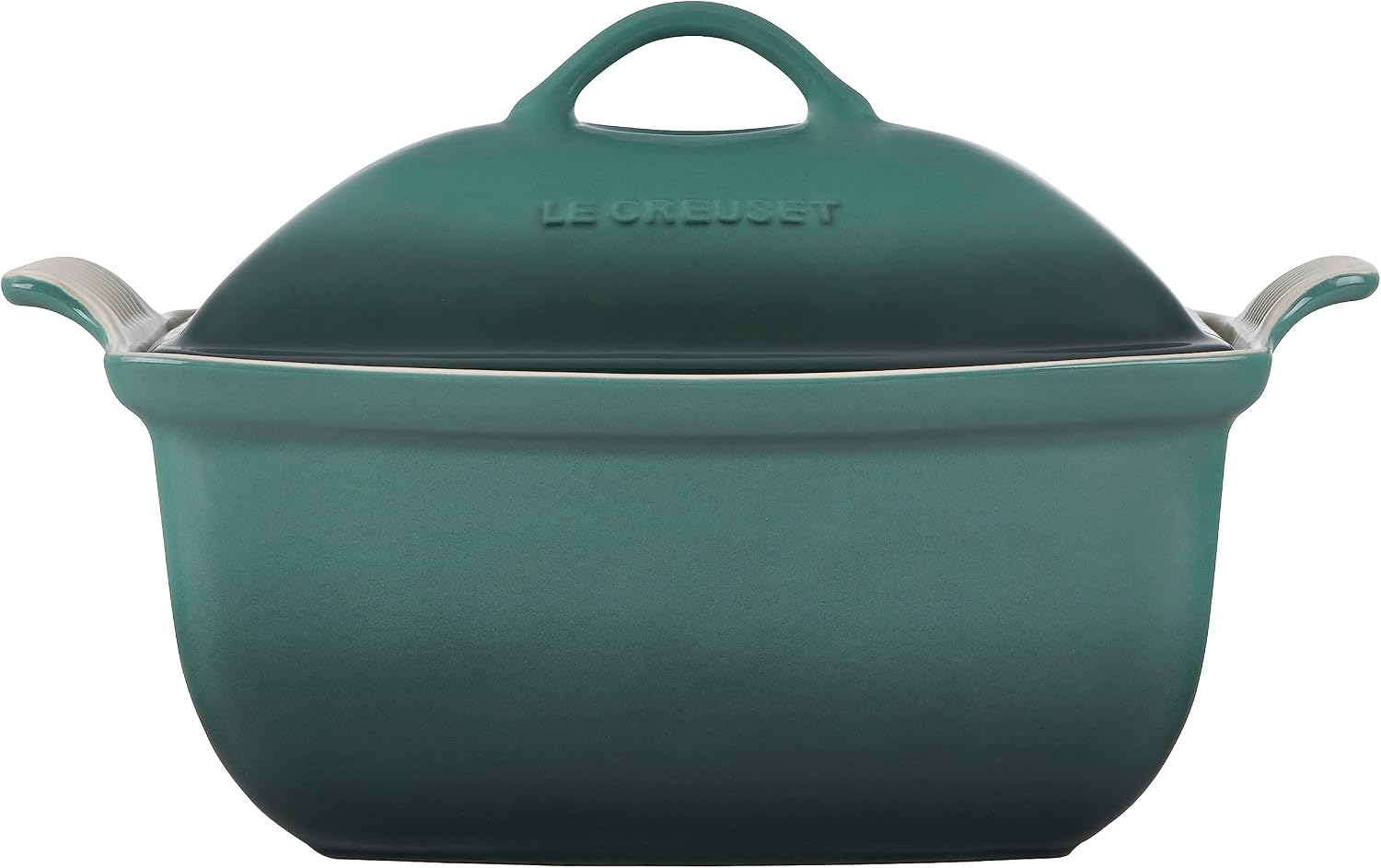 Le Creuset Heritage Stoneware Deep Baker with Lid, 4.5 qt., Artichaut