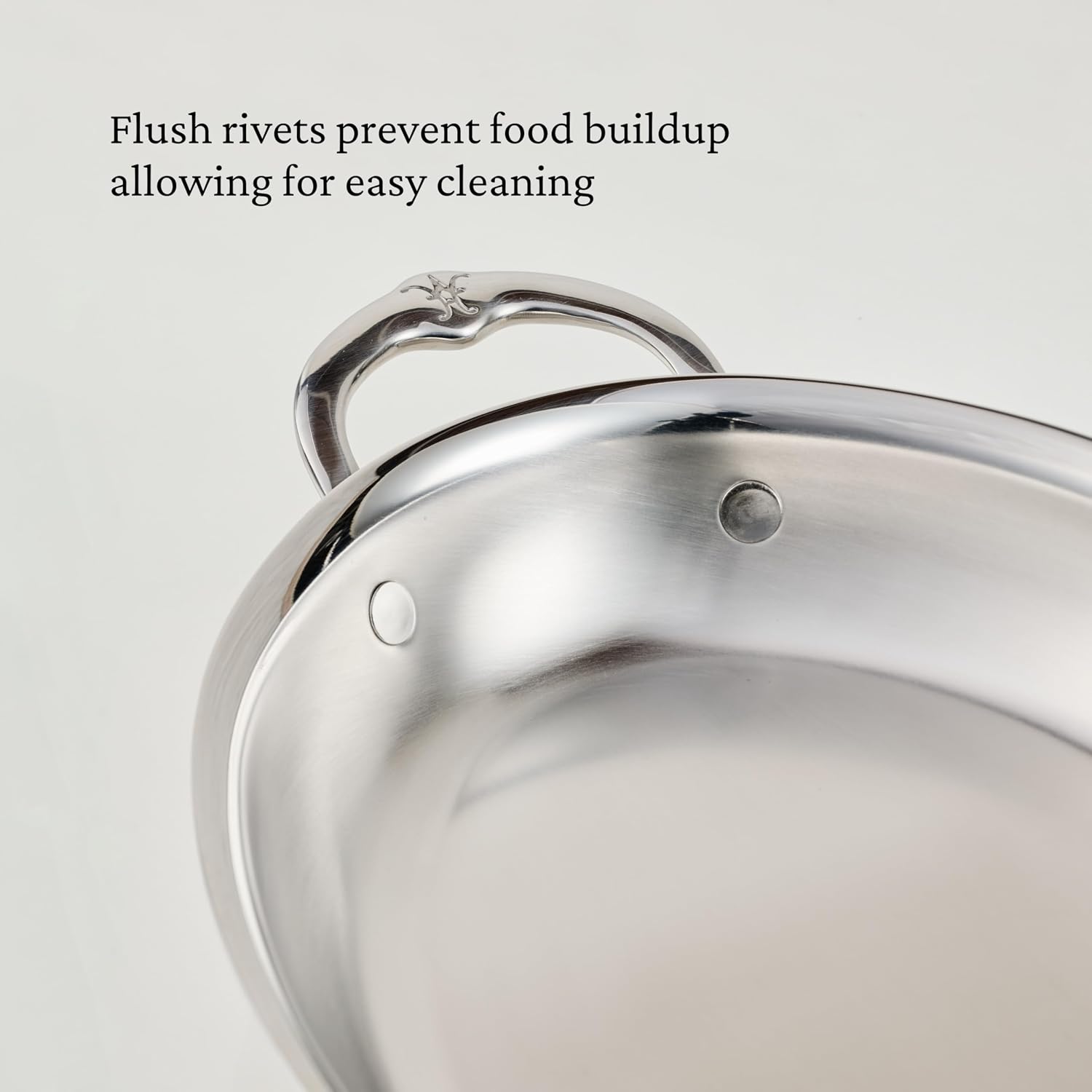 Hestan Provisions Oval Au Gratin Baking Dish, 2 Quart Clad Stainless Steel, 12.5 x 9 Inch - Oven Safe 600F, Kitchen to Table Serving, Designed with Thomas Keller