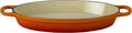 Le Creuset Enamel Cast Iron Signature Oval Baker, 1.5 quart, Flame