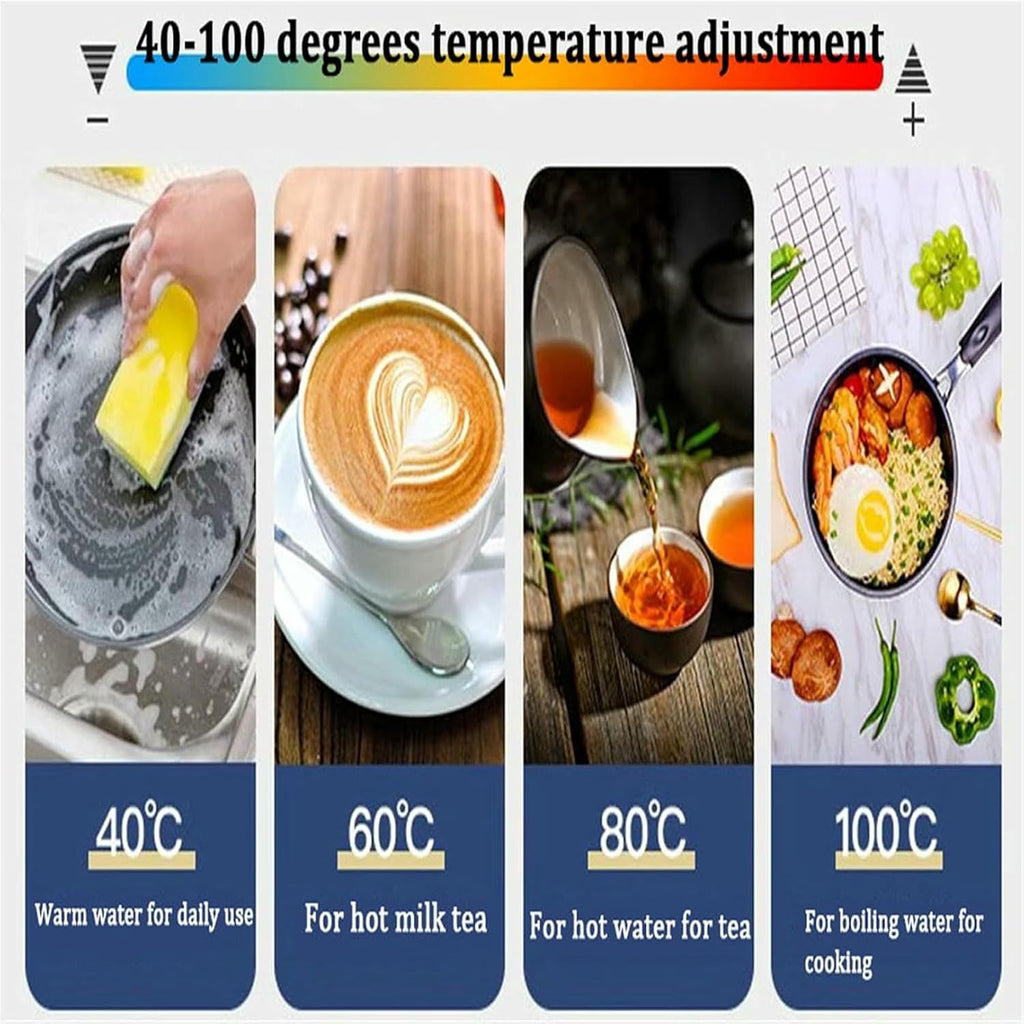 Drinking Hot Water Boiler, 20l Stainless Steel Automatic Water Heater, Commercial Water Boiler, 2.5kw Household Adjustable Intelligent Large Screen Touch, Non Drip Tap