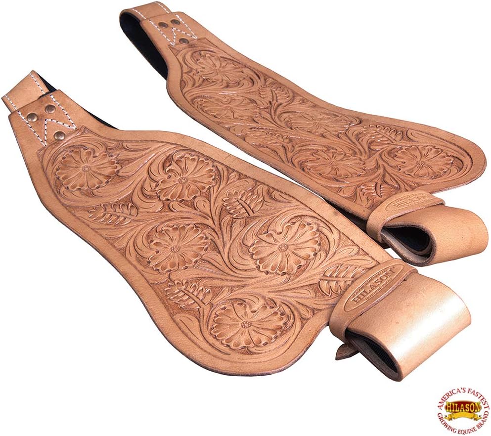 HILASON Leather Saddle Replacement Fender Pair with Hobble Strap Adult