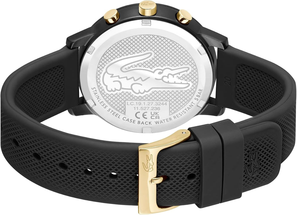 Lacoste 12.12 Move Men's Multifunction Watch – 42mm Aluminum Case, Day/Date/24-Hour Subdials, Contemporary, Sporty - Premium Fashion Timepiece - Gift for Him