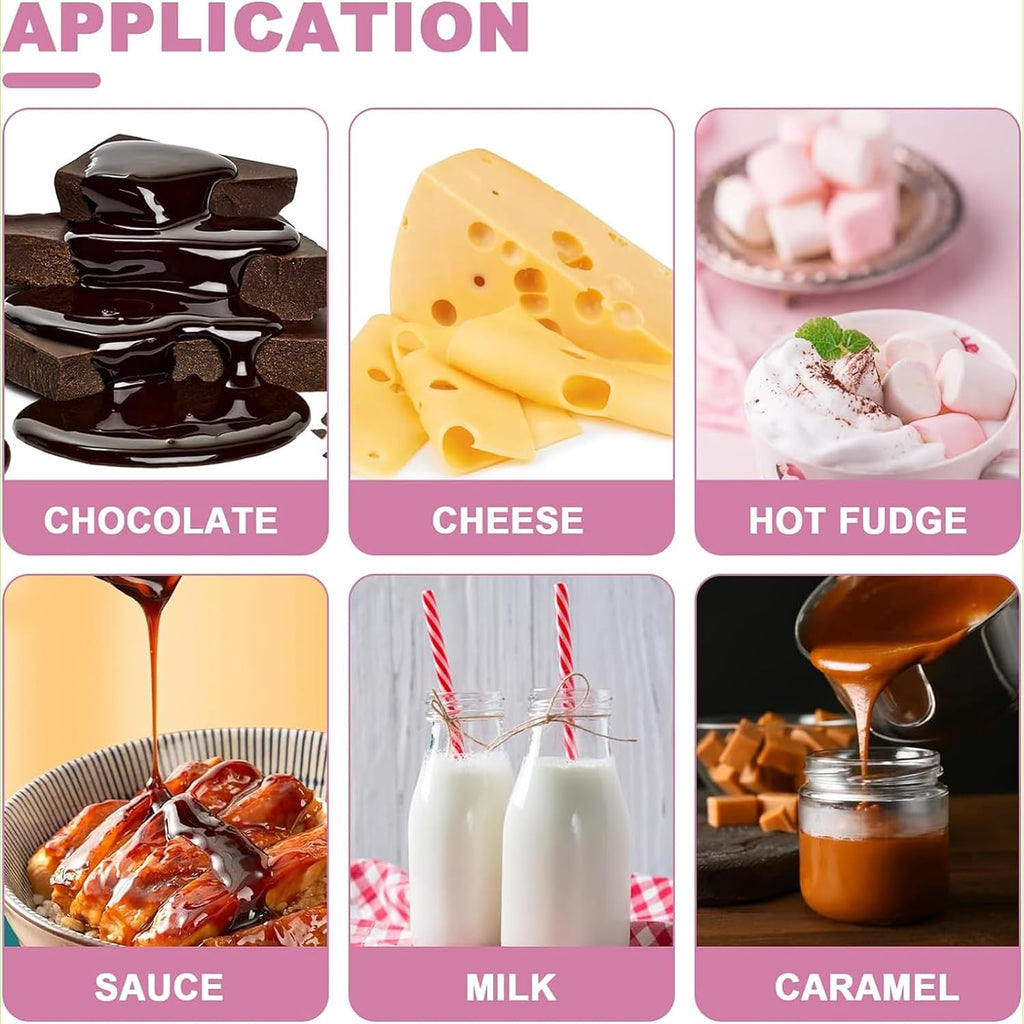 Commercial Hot Fudge Warmer, Electric Cheese Dispenser with Indicator Light, Adjustable Temperature Range and 5L Large Capacity, Removable Pump Head and Easy to Cleaning, for Kitchen, Cake Shop