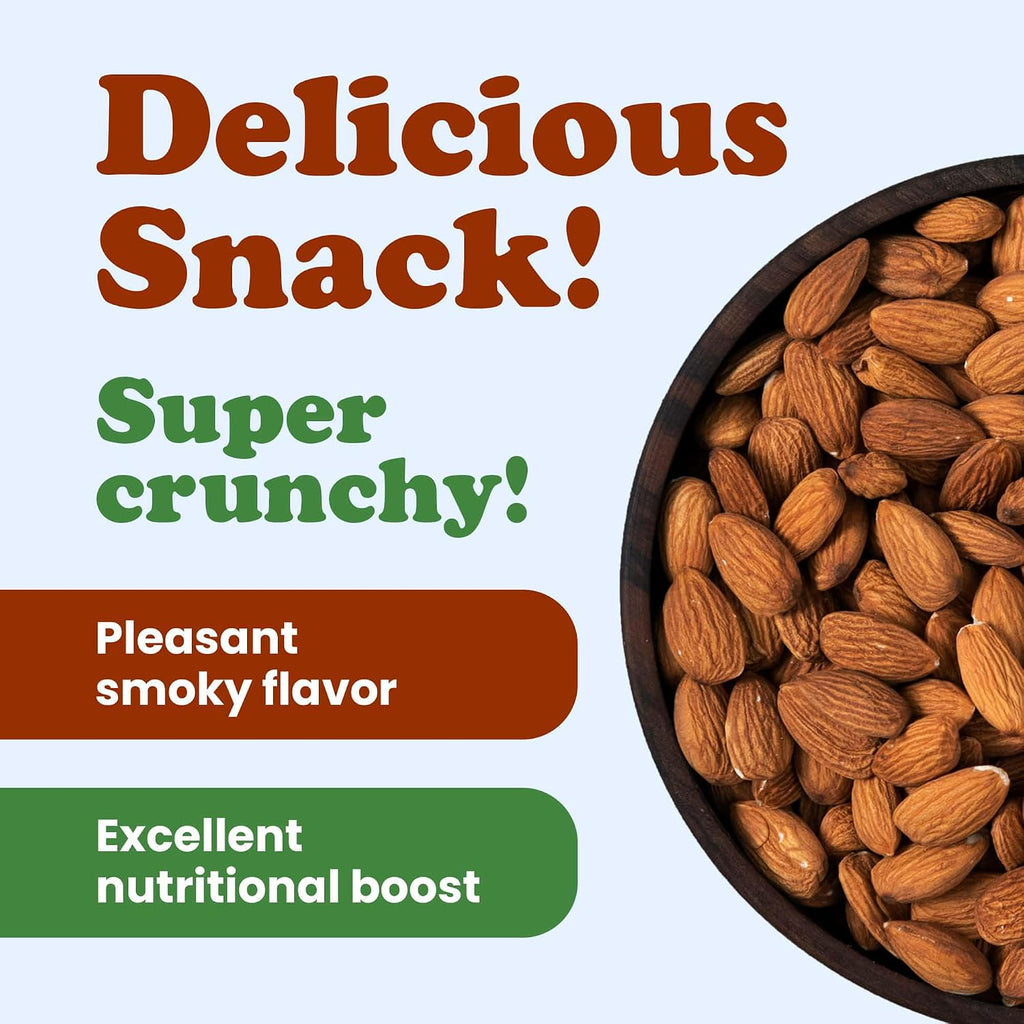 Food to Live Organic Dry Roasted Almonds, 16 Pounds – Non-GMO, Unsalted, Vegan, Keto, Paleo, Kosher, Bulk, High in Protein, Dietary Fiber, Vitamin E, Copper, Manganese, Magnesium, and Riboflavin.