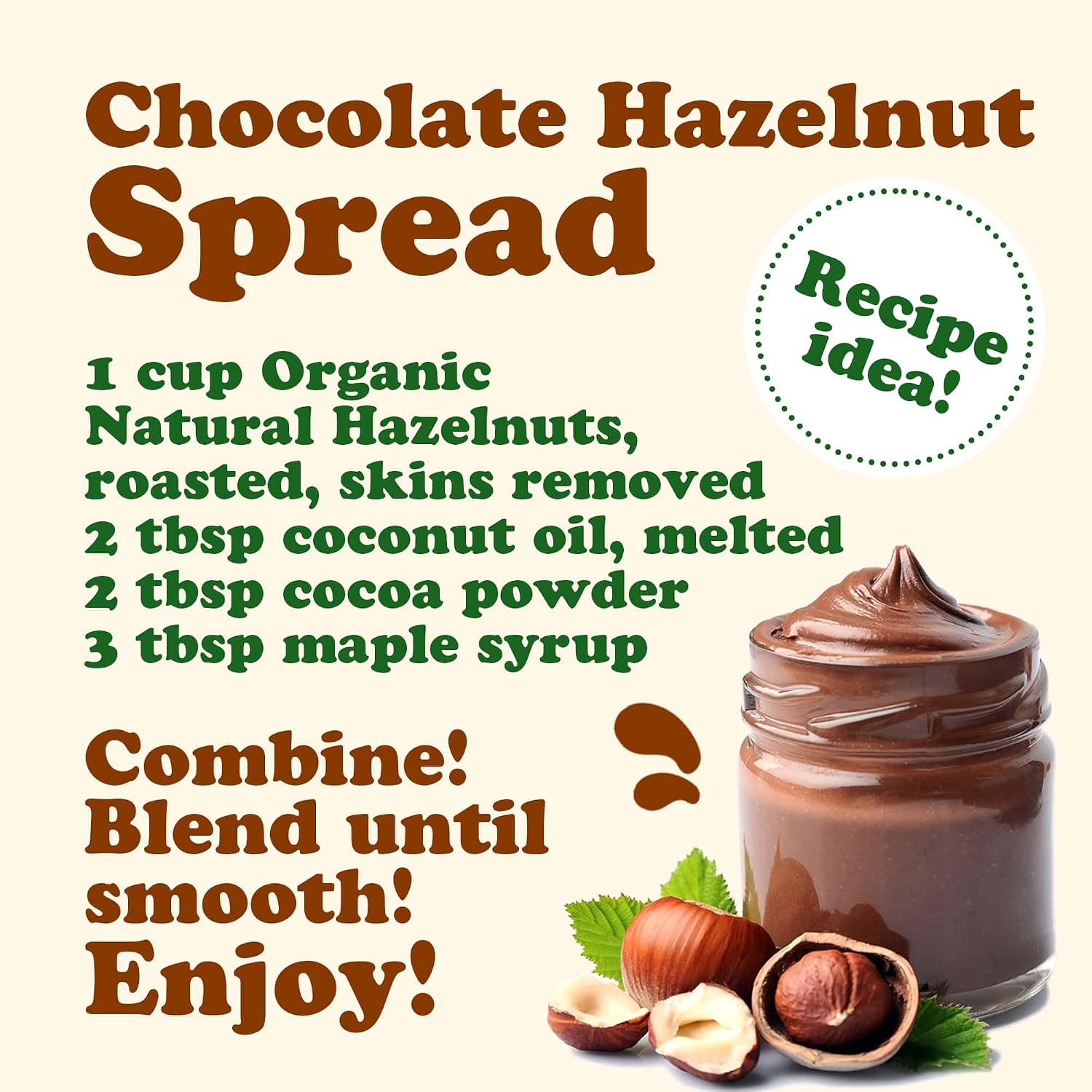 Food to Live Organic Hazelnuts, 18 Pounds – Non-GMO, Raw Filberts, Whole, Shelled, Unsalted, Kosher, Vegan, Bulk. Crunchy, Wholesome Snack. Great for Baking, Trail Mixes
