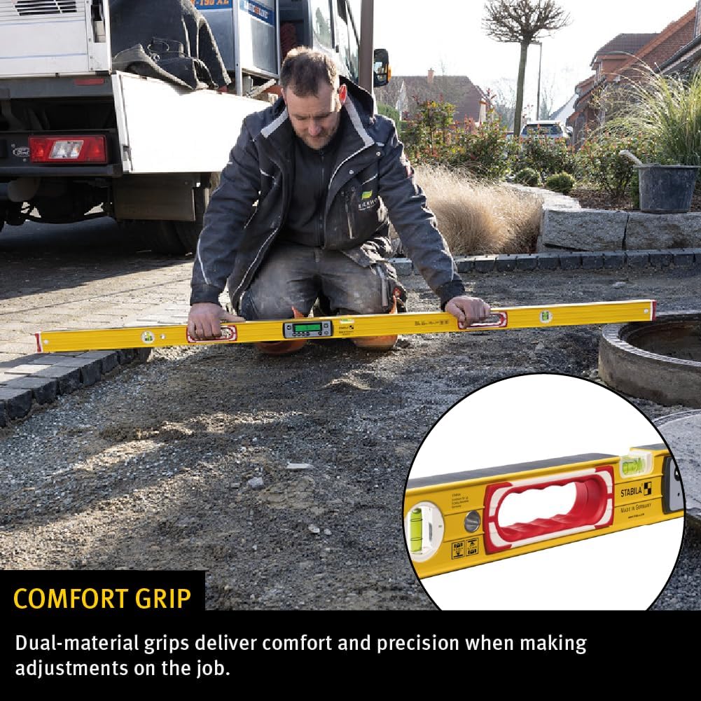 STABILA TECH LEVEL 196 Digital Spirit Level, 24 Inch, Cat. Number 39520