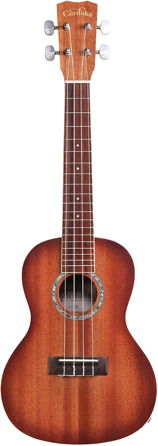 Cordoba 15CM E Concert Electric Ukelele Edgeburst