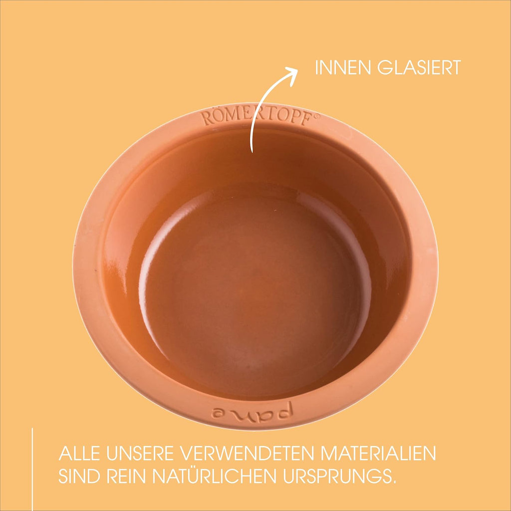 Römertopf Ceramic loaf pan Approximately 3 litres for 1000g Bread loaf.