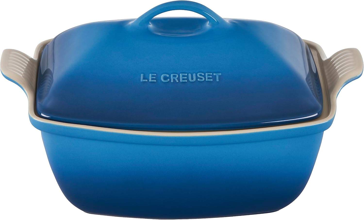Le Creuset Heritage Stoneware Deep Baker with Lid, 4.5 qt., Marseille