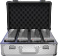 Zion Cases Slab Case XL Graded Card Case; The Original Slab Case for Graded Cards; Fits PSA, BGS, HGA, and CSG Graded Trading Card Slabs; Ideal Travel Storage Solution; (Cubed Silver)