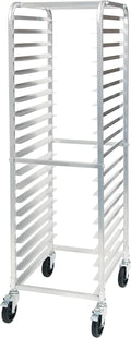 Winco 20-Tier Aluminum Sheet Pan Rack with Brake