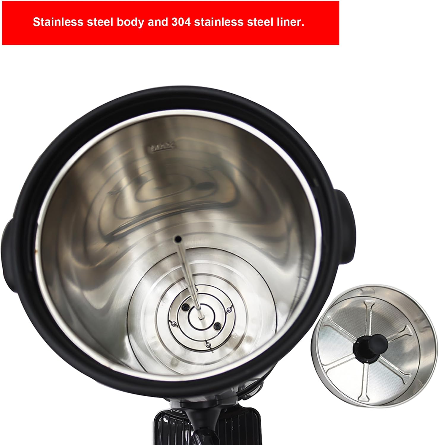 15.4L Hot Coffee Dispenser Boiling Water Machine with Independent Filter for Store Coffee and Tea 110V 1300W