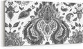 Erosebridal Paisley Large Canvas Wall Art 58'X29' Watercolor Artwork for Teens Men Women Petal Scroll Teardrop Pattern Wall Art Painting Dreamy Abstract Flowers Grey Poster