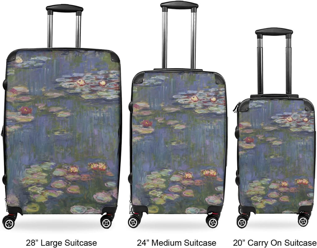 Water Lilies by Claude Monet Suitcase - 20' Carry On