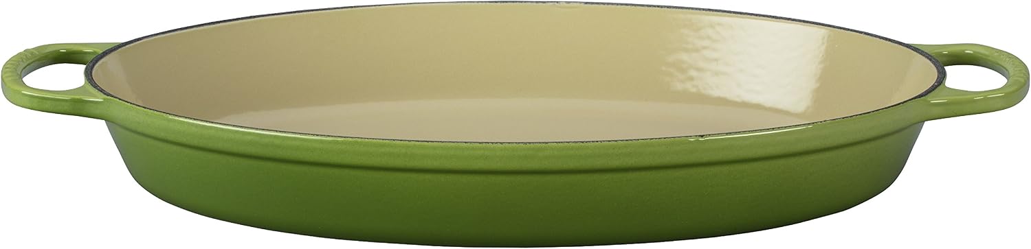 Le Creuset Enamel Cast Iron Signature Oval Baker, 3 quart, Palm