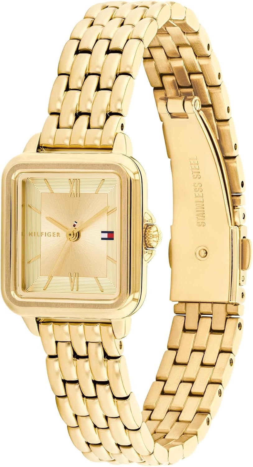 Tommy Hilfiger Women's Quartz Two Tone Stainless Steel Bracelet Watch, 22.5mm