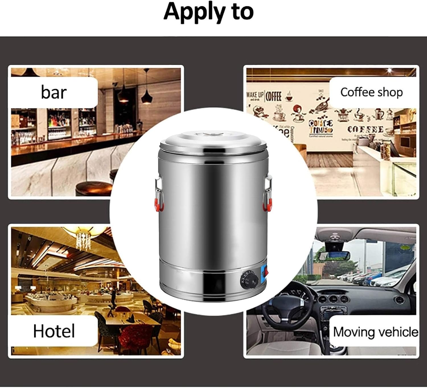 2800W Instant Electric Hot Water Boiler And Warmers 30L,Catering Tea Urn Kettle Rugged And Drop Resistant,Rapid Heating W/Insulation Function