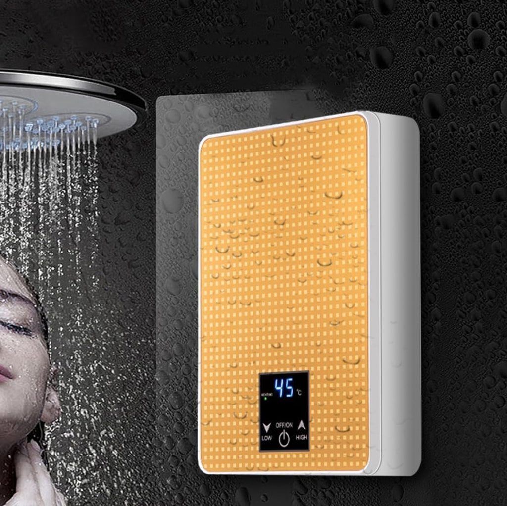 Electric Instant Hot Water Heater Shower Electric Tankless Shower Hot Water Faucet Kitchen Bathroom Instantaneous Water Heater Tap