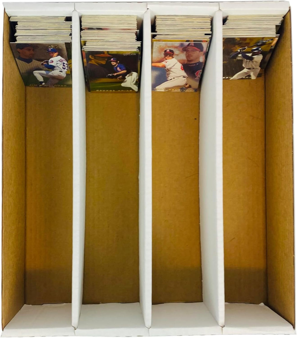Max Pro 3200 Card Monster Box w/Full Lid | Trading Card Storage Box | Baseball Card Storage Box | Sports Card Storage Boxes, Trading Card Box, Card Storage Box - Made in the USA (25 Pack)