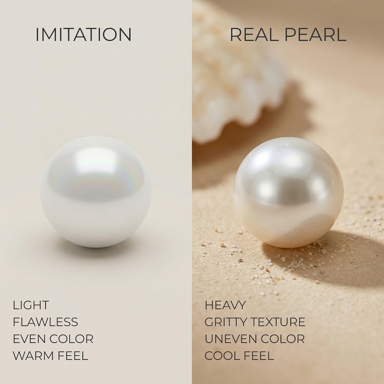 The Pearl Source Real Freshwater Pearl Necklace for Women, AAAA Genuine Cultured Freshwater Pearls, Classic Single Strand Pearl Necklace, 14K Gold, Fine Jewelry Gift