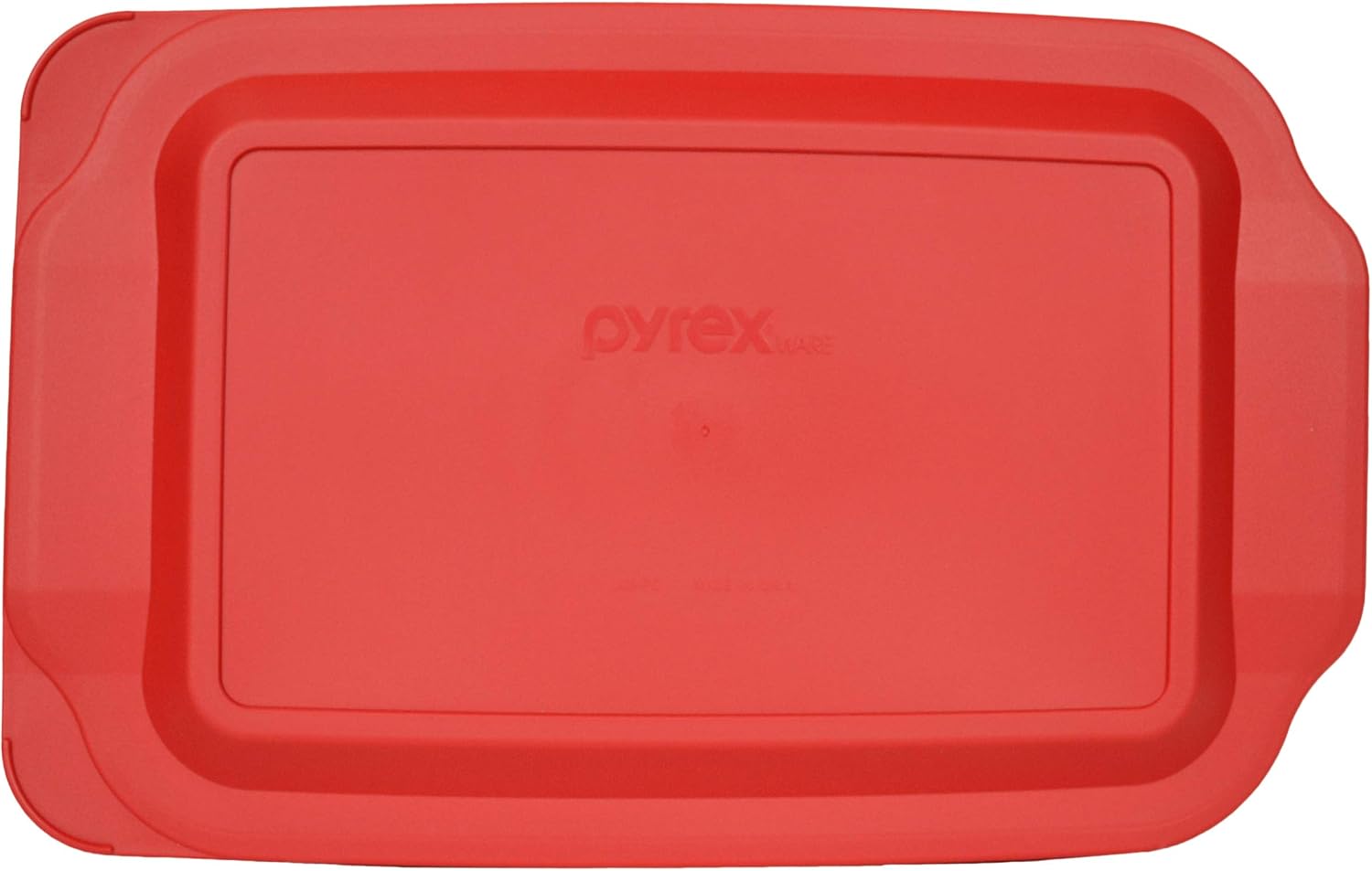 Pyrex 233 3qt Glass Baking Dish & 233-PC Red Food Storage Replacement Lid (4-Pack) - Made in USA