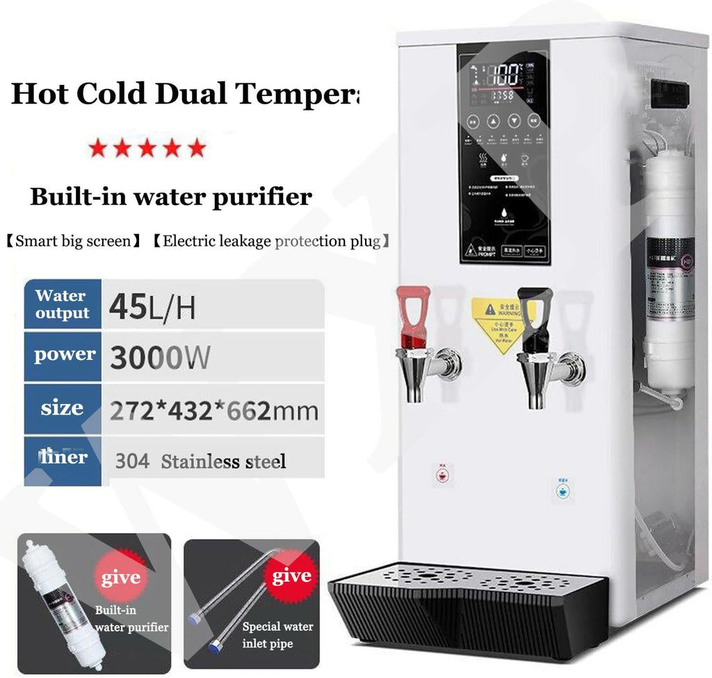 Electric Water Warmer - Commercial Hot Water Dispenser, Automatic Temperature Control 0℃ - 100℃ for Tea and Coffee in Restaurants