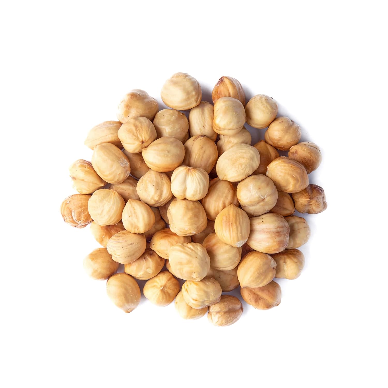 Food to Live - Dry Roasted Blanched Hazelnuts, 8 Pounds – Unsalted, Oven Roasted Whole Filberts, No Oil Added, No Skin, Vegan, Kosher, Bulk. Great for Homemade Desserts