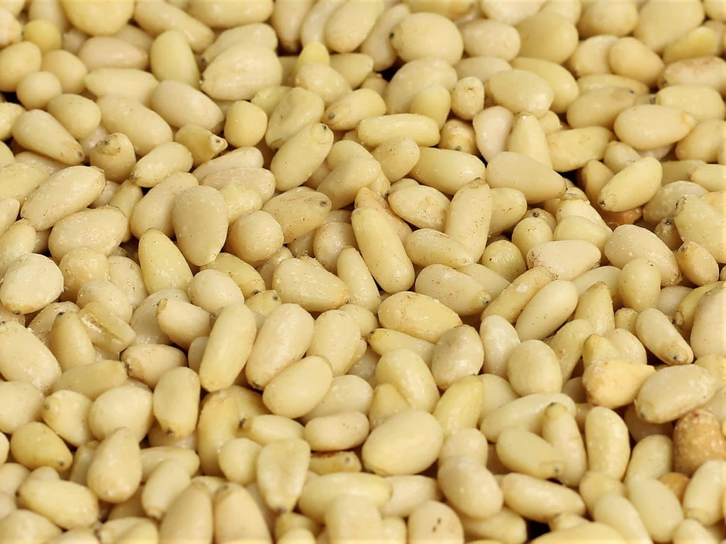 Raw Pine Nuts by It's Delish, 5 lbs Bulk | Unsalted Raw Pine Nuts for Baking, Pesto or Salads | Natural and Kosher Pine Nuts for Vegan Snacking