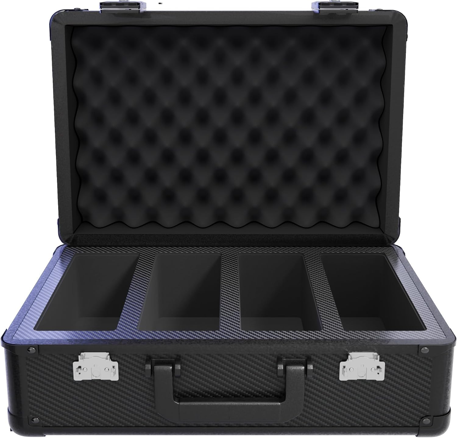Zion Cases Slab Case XL Graded Card Case; The Original Slab Case for Graded Cards; Fits PSA, BGS, HGA, and CSG Graded Trading Card Slabs; Ideal Travel Storage Solution; (Carbon Fiber Black)