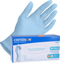 Henry Schein Criterion N300 Nitrile Exam Gloves, Ice Blue – Chemo Tested, Latex-Free, Chlorinated, 2.76 Mil, Non-Sterile