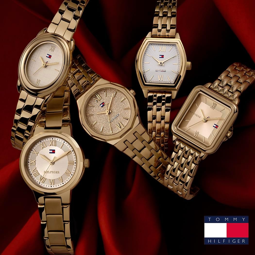 Tommy Hilfiger Women's Quartz Two Tone Stainless Steel Bracelet Watch, 22.5mm