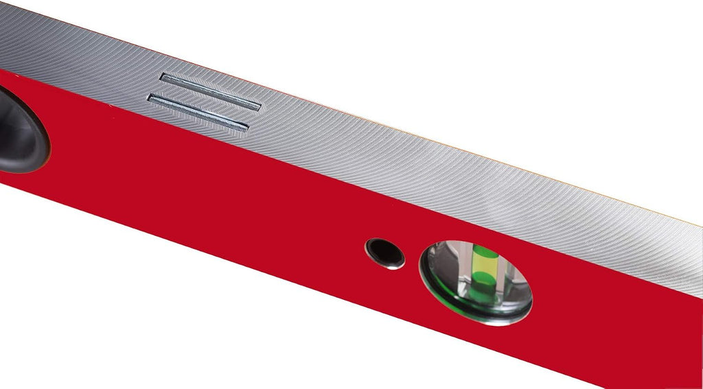 SOLA LSB7832M Big Red Aluminum Box Beam Level Magnetic Jamb Set with 3 60% Magnified Vials, 32 & 78-Inch