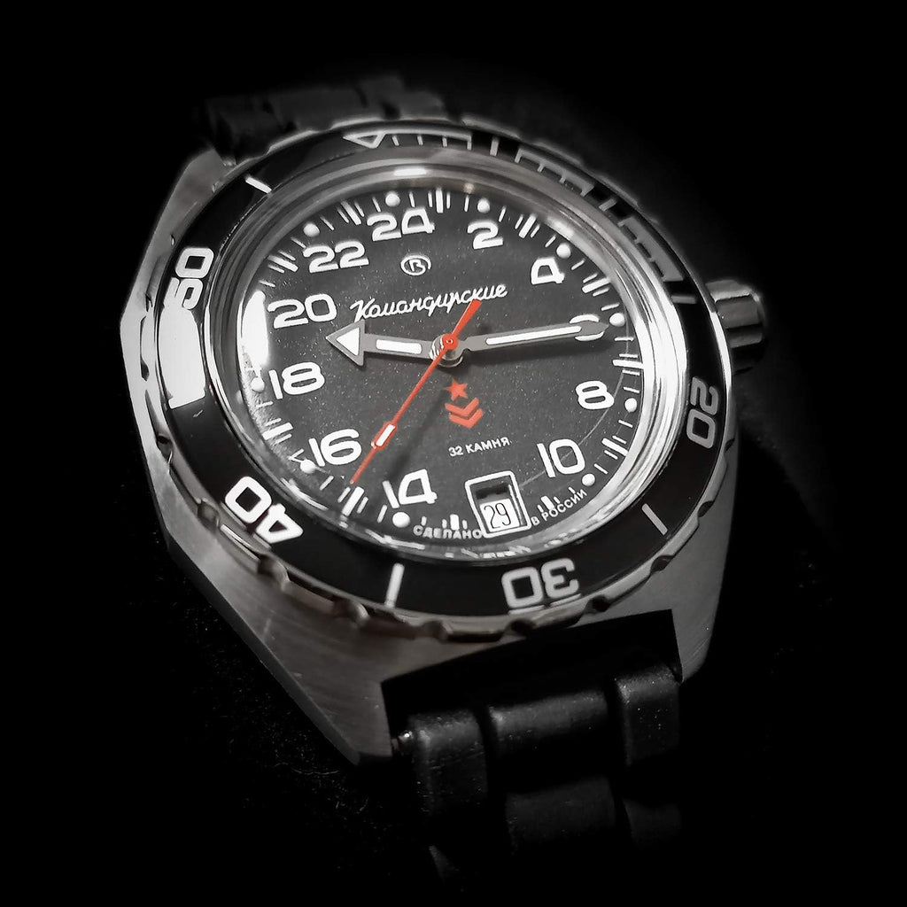 Vostok | Komandirskie 650541 GMT Automatic Mechanical Self-Winding Diver Wrist Watch