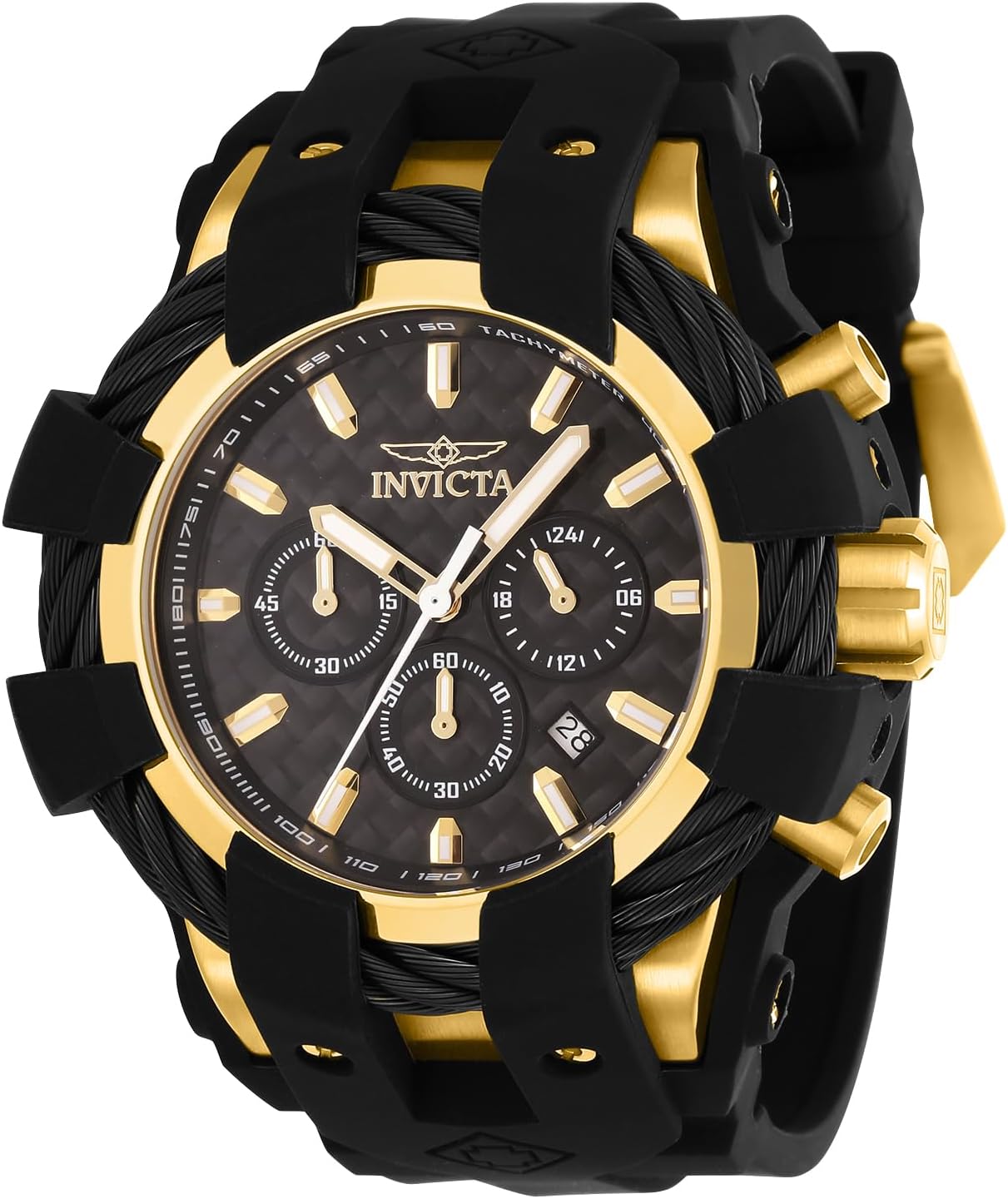 Invicta Men's 23855 Bolt Analog Display Quartz Black Watch