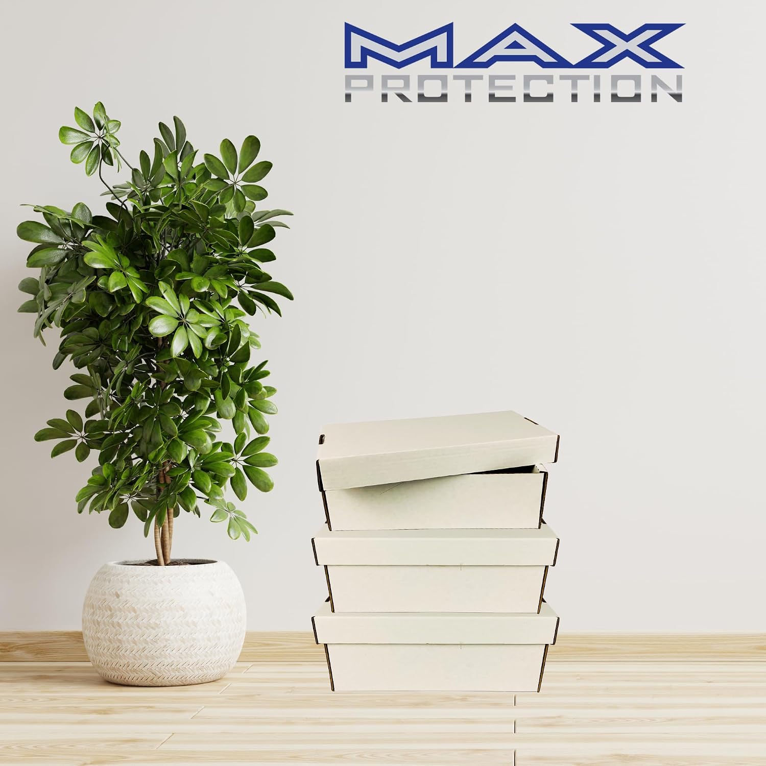 Max Protection Graded Card Storage Box - 2 Row Slab Storage Box for PSA BGS SGC CGC - Graded Sports Card Holder - Made in the USA 25 Pack