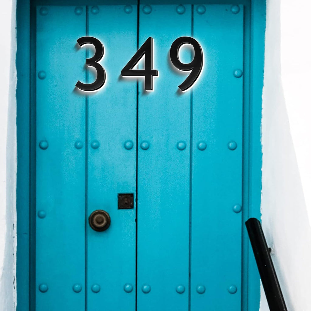 Modern Illuminated House Numbers 20', Backlit LED House Numbers For Outside, Stainless Steel Light Up Address Numbers For House, Lighted Address Numbers,Z