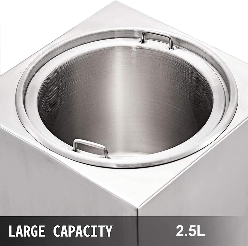 30-110℃ Sauce Pump Dispenser, Electric Cheese Warmer Dispenser, Commercial Hot Fudge Warmer for Restaurants, Snack Stations, Cupcake Store