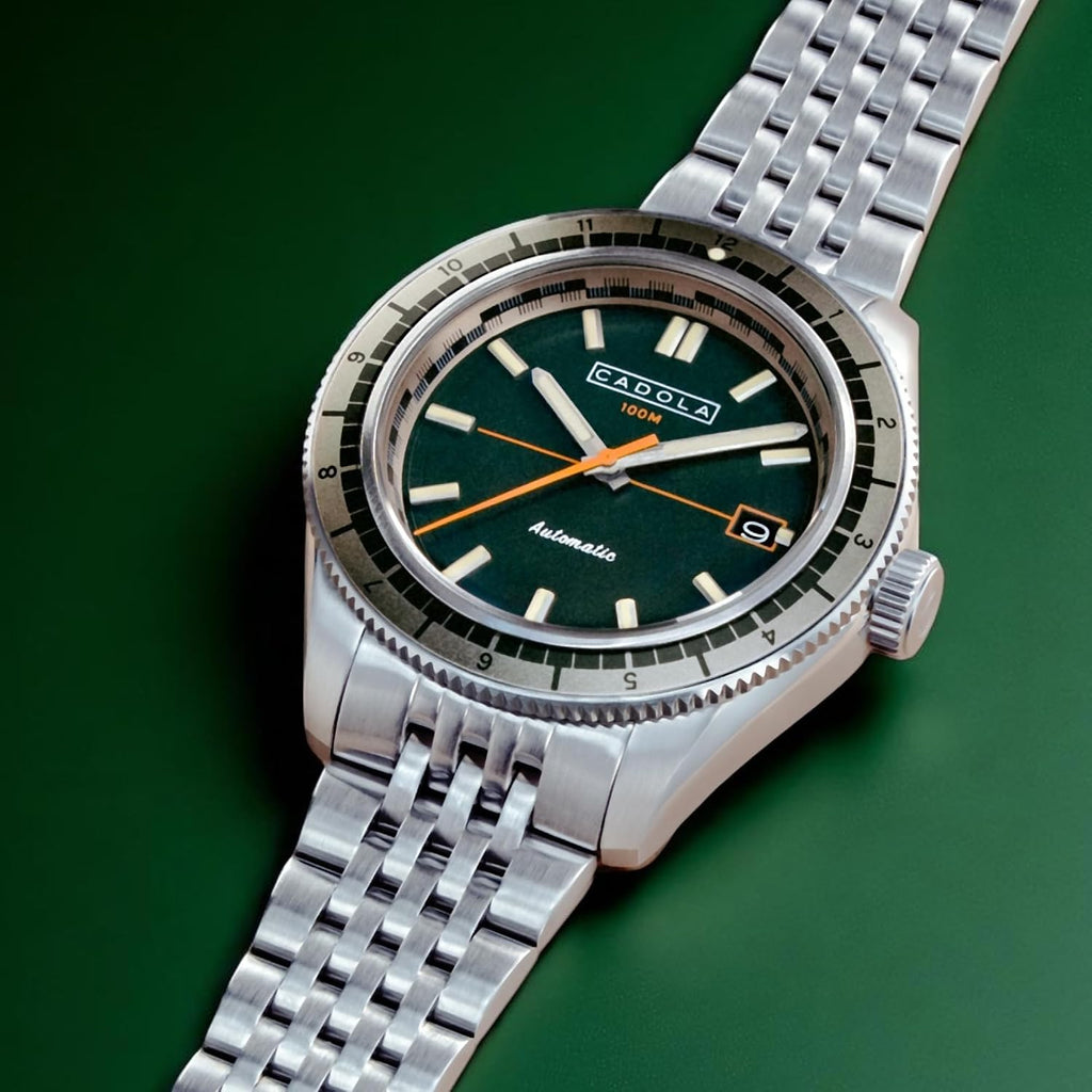 Cadola Men's 42mm Ahrens Automatic Watch with Solid Stainless Steel Bracelet CD-1061