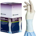HALYARD SENSI-GUARD Micro Surgical Gloves Polyisoprene Sterile Individually Wrapped Pairs Powder Free Medical Disposable Gloves, 7.8 mil, Size 5.5 XS, White, SGL91055 (Box of 50 Pairs - 100 Total)