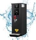 60L/H Professional LCD Touch Boiling Water Machine,Commercial Electric Hot Water Dispenser with Built-in Water Purifier (Black 110V)