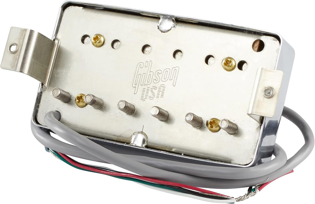 Gibson 490T Modern Classic Treble Humbucker Pickup, Double Black with Chrome Cover