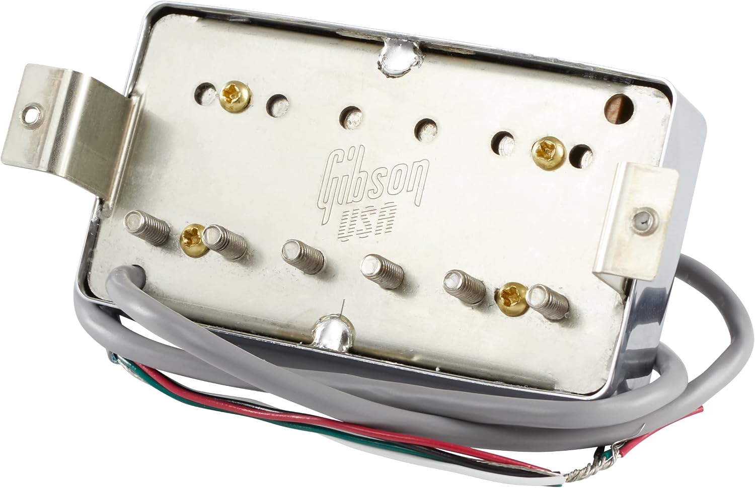 Gibson 490T Modern Classic Treble Humbucker Pickup, Double Black with Chrome Cover