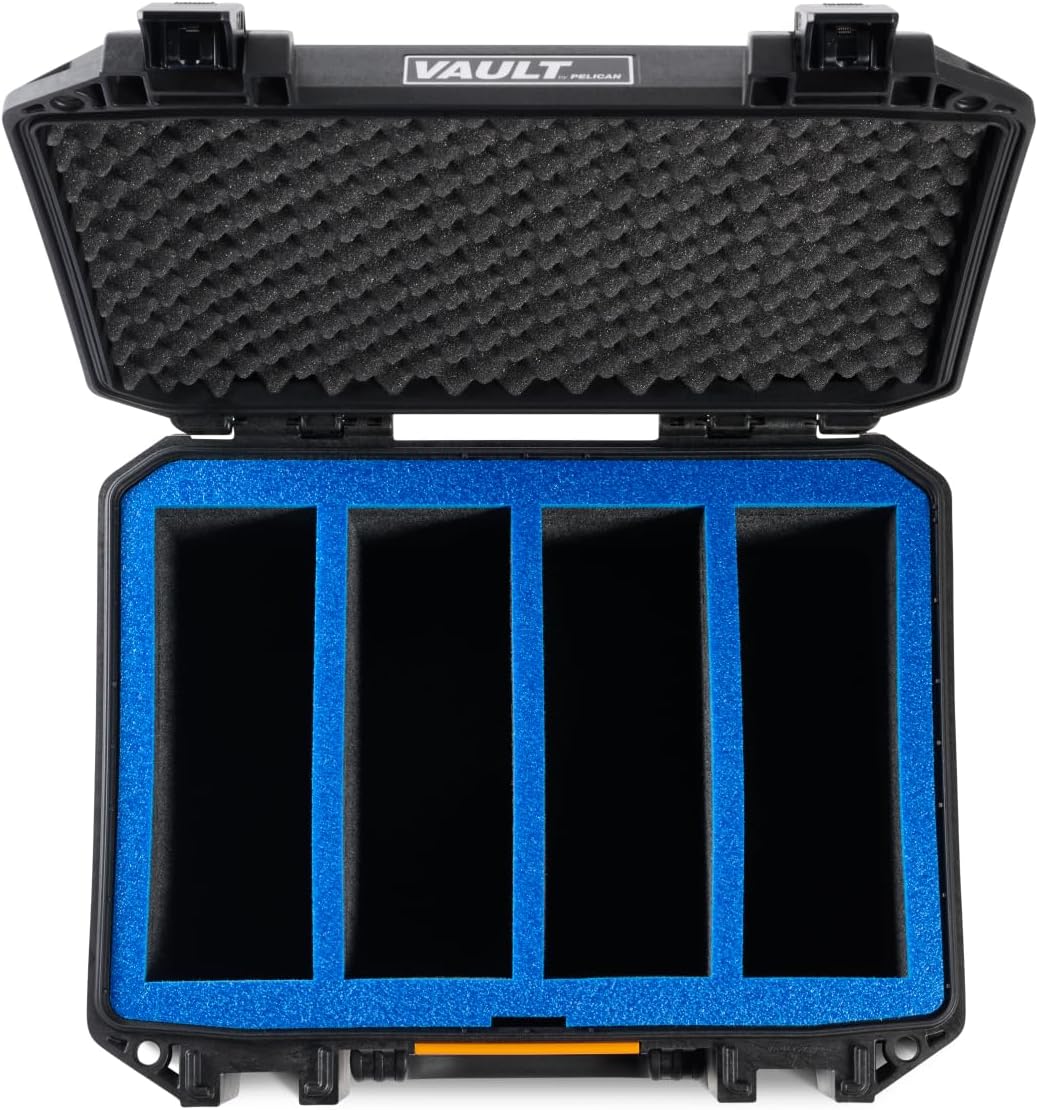 Pelican Vault – V300 Collector Card Case with Customized 160 Slots for PSA, SGC, and BGS Graded Trading Card Slabs