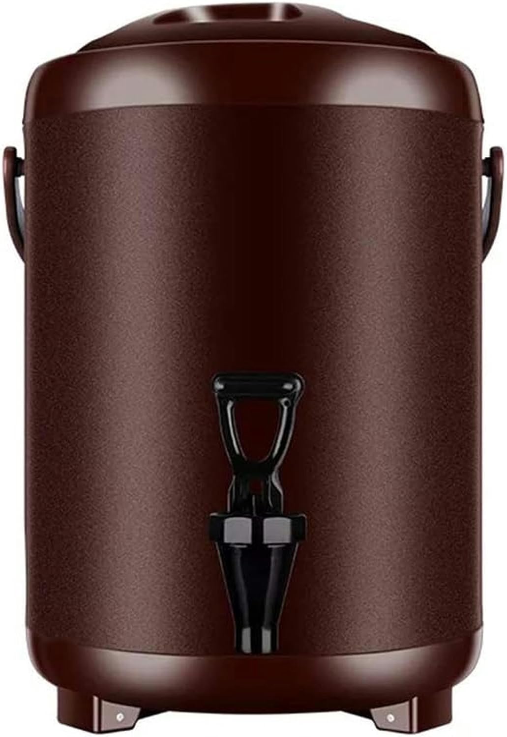 Electric Kettles Commercial Coffee Urn Hot Water Pot, Water/Beverage Dispenser for Keep Hot/Cold, Water Boiler and Beverage Warmer for Buffet, Adjustable Temperature/Black/12L, Brown (Brown 10L)