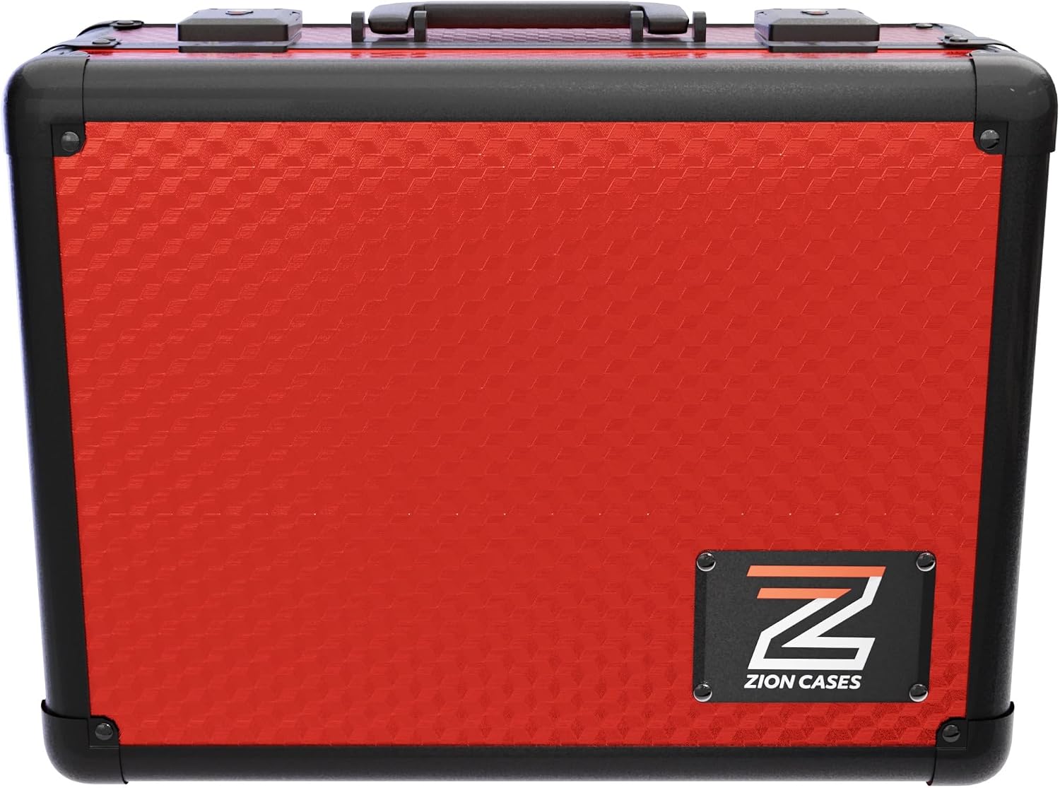 Zion Cases Slab Case XL Graded Card Case; The Original Slab Case for Graded Cards; Fits PSA, BGS, HGA, and CSG Graded Trading Card Slabs; Ideal Travel Storage Solution; (Cubed Red)