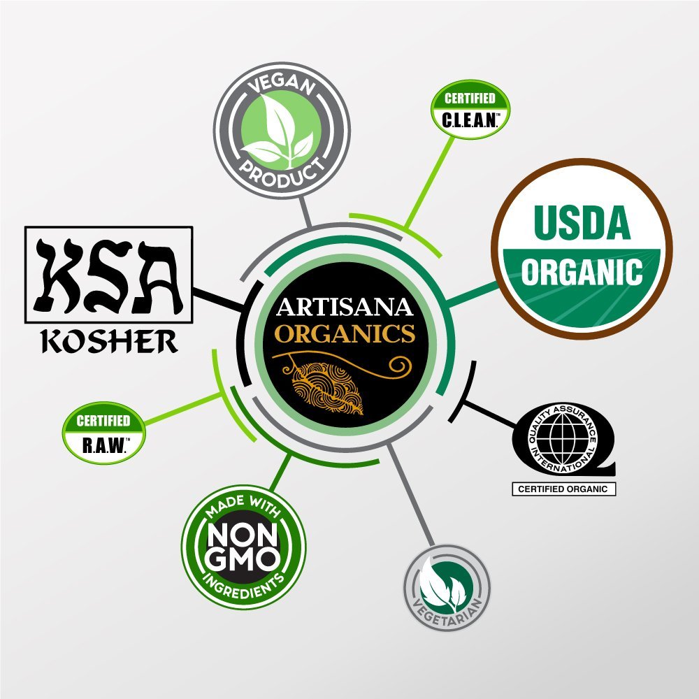 Artisana Organics Raw Cashew Butter, 8 lbs - Bulk Cashew Butter, Just One Ingredient, No Sugar Added, Vegan and Paleo Friendly, Non GMO