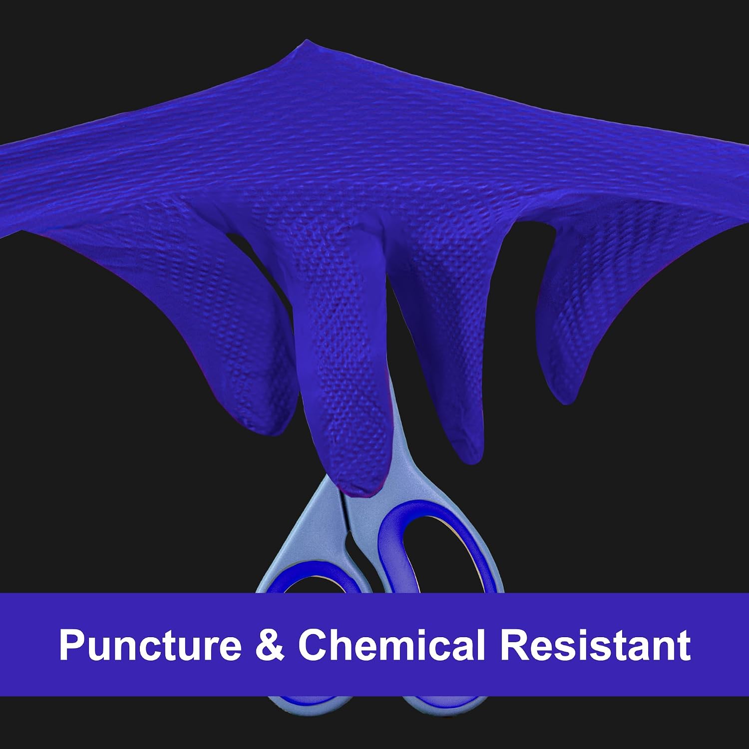 GLOVEWORKS HD Royal Blue Nitrile Industrial Disposable Gloves, 6 Mil, Latex & Powder-Free, Food-Safe, Raised Diamond Texture